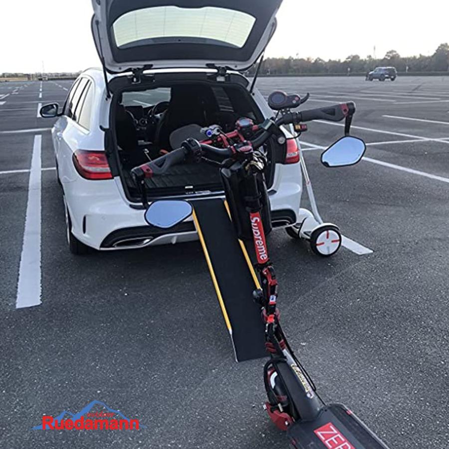 Ruedamann バイク スロープ 長さ120cm ラダー 耐荷重300kg 軽量アルミ