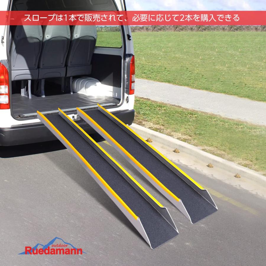 Ruedamann ラダー ラダー 車 スロープ Ruedamann バイク スロープ 長さ