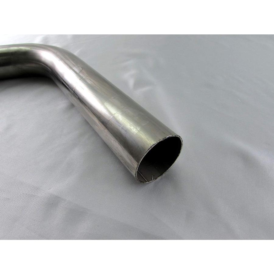 BRIGHTZ 48Φ 60度 ステンレス 曲げパイプ 1.2mm厚 3PC 【 CUR−PIPE−017−3PC 】 48パイ 48φ 60°