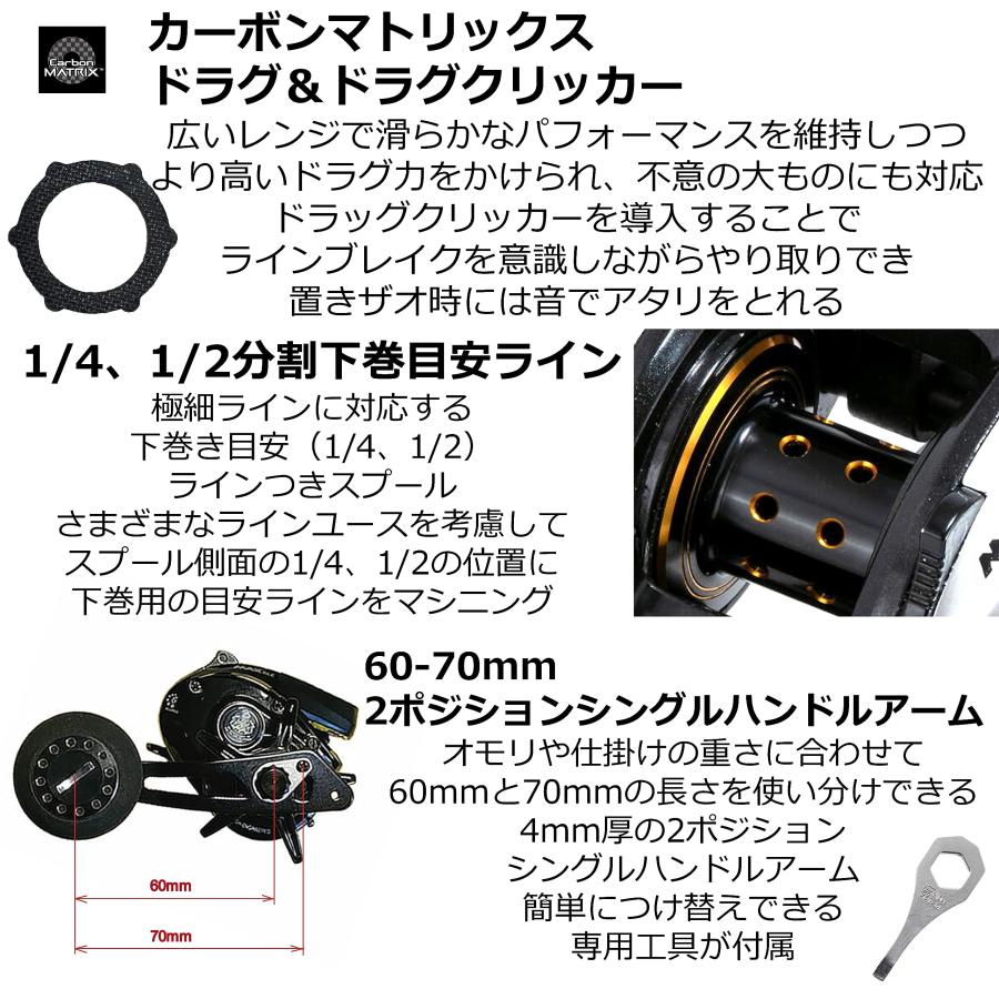 AbuGarcia (アブガルシア) MAX DLC MHPーL 大画面 デジタルラインカウンター 左巻き 中深溝 ハイギヤ パワーハンドルモデル_4