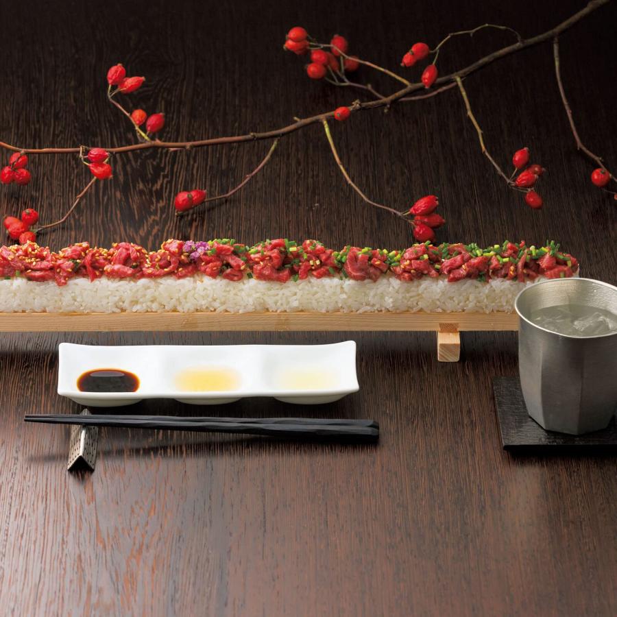 型崩れすることなくきれいに切り分けできる ひのき 押寿司器 10切タイプ 35×6×高さ6.4cm 日本製 切込みガイド付き プロにもホームパーティーの画像