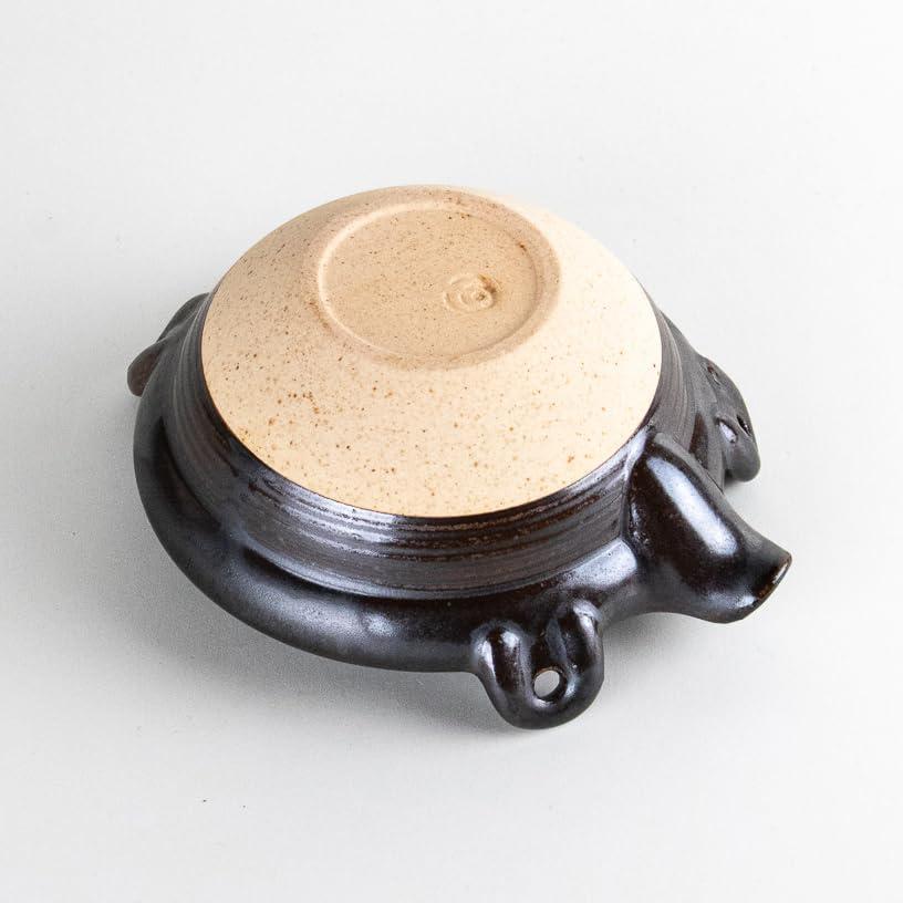 土瓶蒸し 器 直火 対応 有田焼 織部 茶黒緑オリベ 土瓶むし 170ml 食器 日本製_5