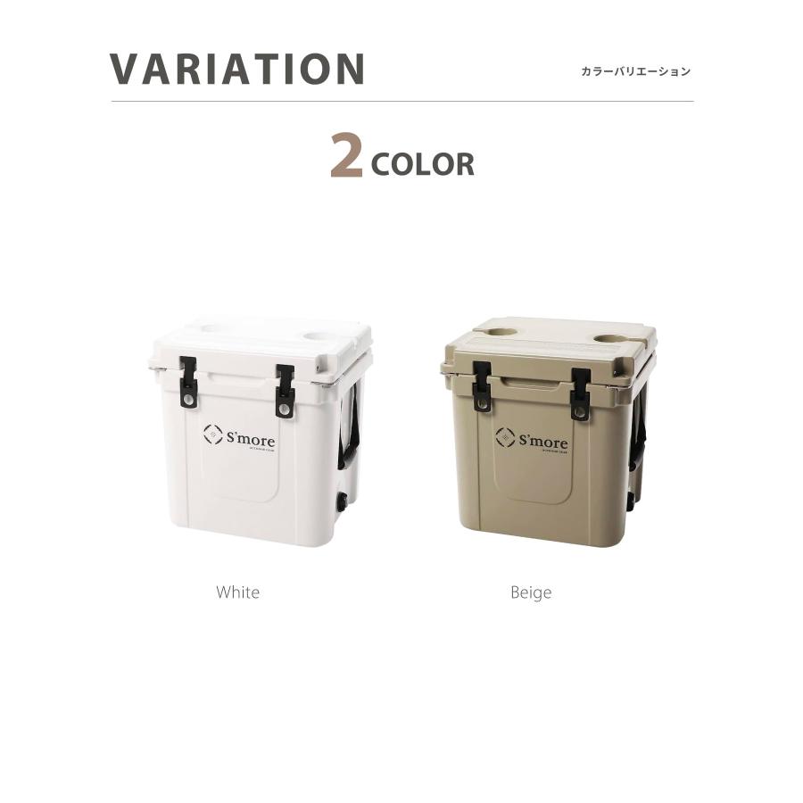 S'more(スモア) Becool cooler box33 クーラーボックス 大型 31L/33QT 31リットル ハード クーラーBOX キャンの画像