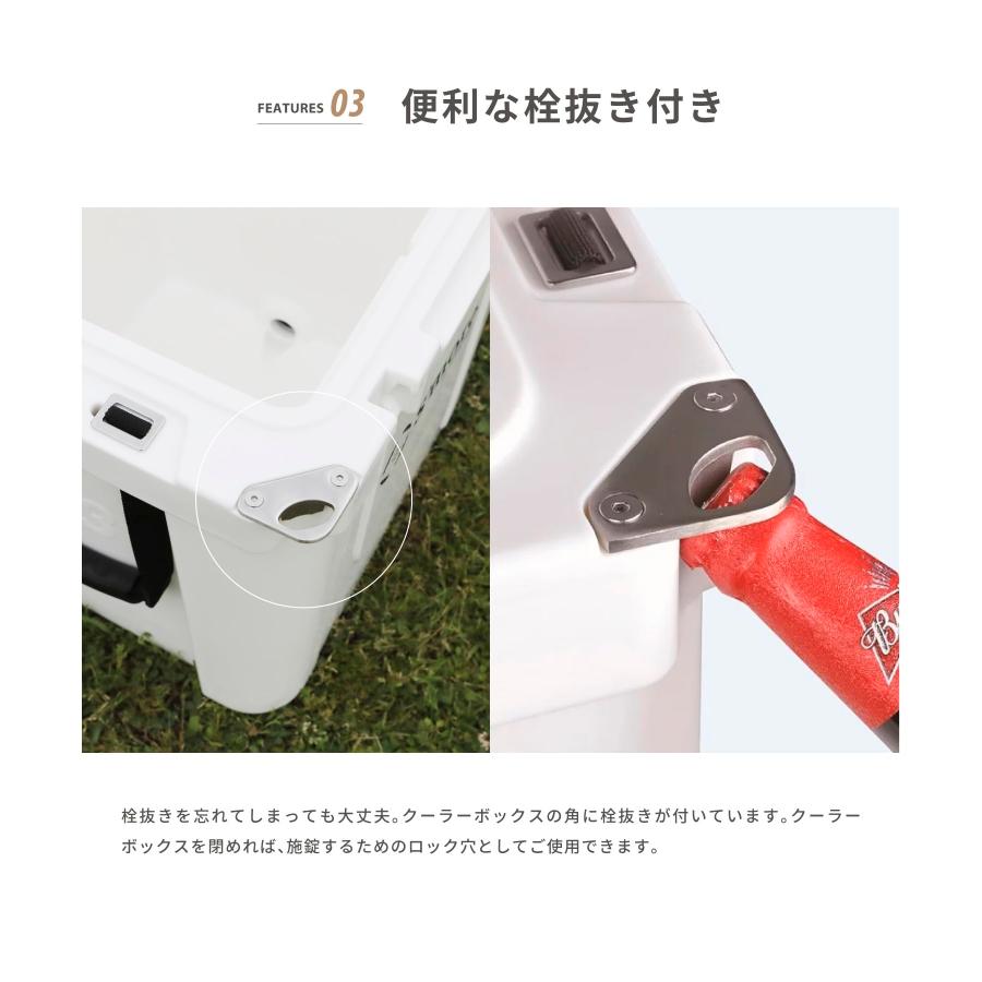 S'more(スモア) Becool cooler box33 クーラーボックス 大型 31L/33QT 31リットル ハード クーラーBOX キャンの画像