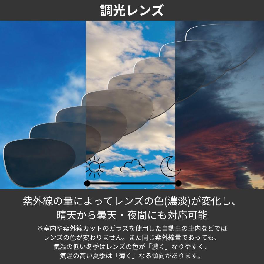 [スワンズ] スポーツサングラス STRIX D.A. ストリックスディーエー STX DA-0066 MGMR 日本製 調光レンズ マットガンメタリ_2