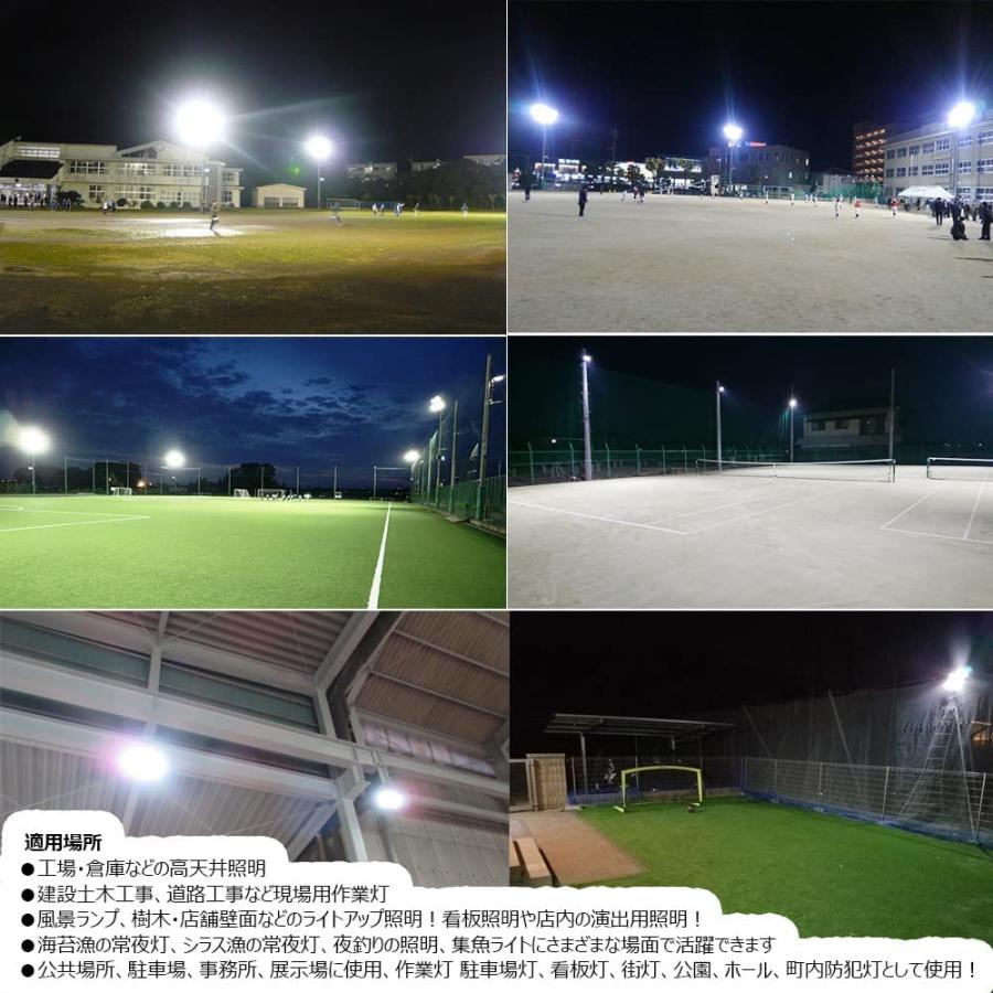 グッド・グッズ 60W LED 投光器 昼白色 100V対応 IP66 防水 ledライト ワークライト 高輝度 省エネ 120°広角照明 フラッドラ_8