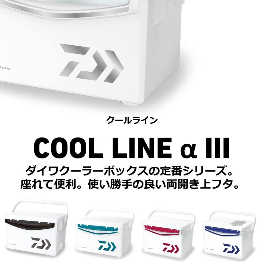 ダイワ(DAIWA) クーラーボックス 釣り/アウトドア/キャンプ クールラインα3 SU2500 ガンメタの画像