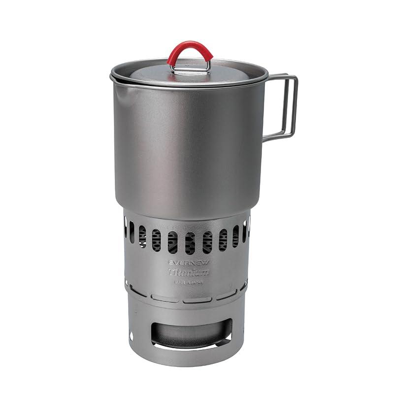 エバニュー(EVERNEW) Ti Mug pot 500 Stove set ECA538 チタン_1
