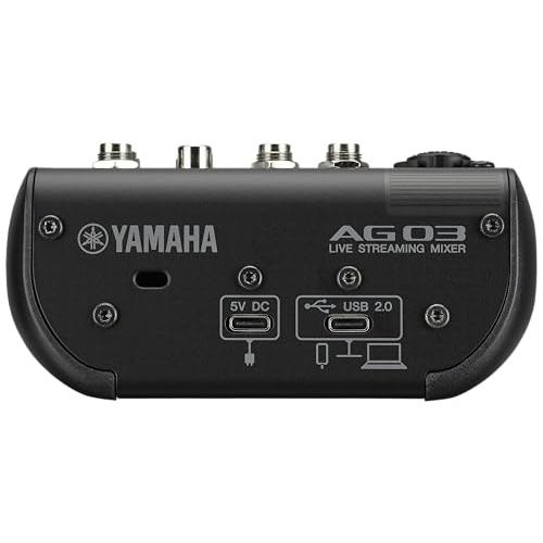 ヤマハ(YAMAHA) ライブストリーミングミキサー 3チャンネル ブラック