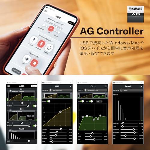 ヤマハ(YAMAHA) ライブストリーミングミキサー 3チャンネル ブラック