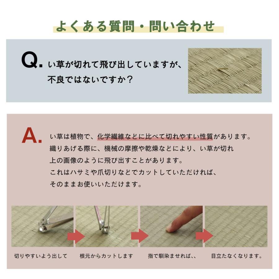 イケヒコ い草 ラグ カーペット マット 正方形 NSセレス 約191×191cm グレー 裏付 クッション 滑り止め 抗菌 性菌 防臭 消臭 #85_6