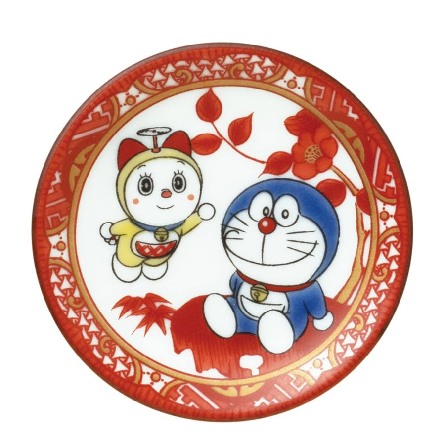 金正陶器(kaneshotouki) 「 ドラえもん 」 九谷焼 皿 小皿 豆皿 約6cm