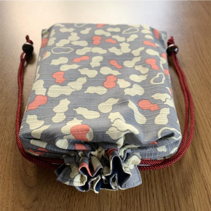 京佑 日本製 御朱印帳 ケース 巾着 袋 2冊入る 御朱印帳入れ ご朱印帳 花柄 和柄 綿 26.5×18cm (秋草) |  | 07