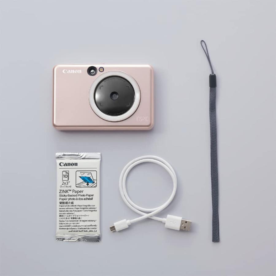 キヤノン Canon インスタントカメラプリンター iNSPiC ZV-223-PK 写真