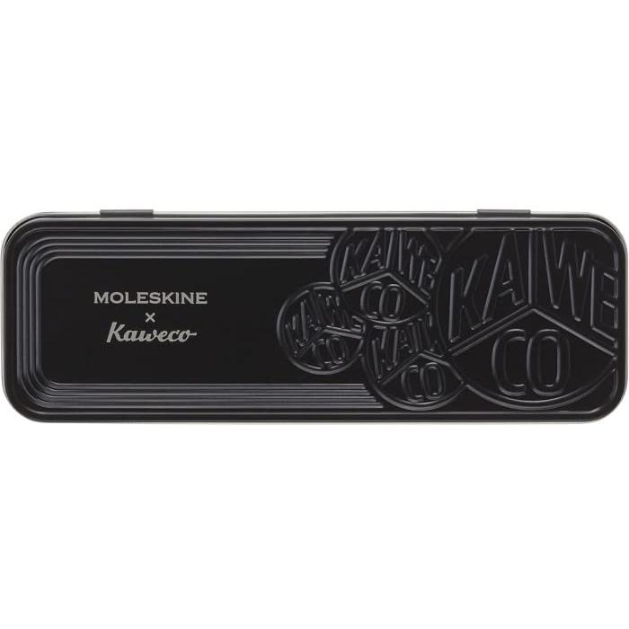 モレスキン(Moleskine) × カヴェコ 万年筆 F字 × ボールペン セット ブラック KAWPENSETFBKの画像