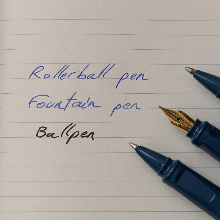モレスキン(Moleskine) × カヴェコ 万年筆 F字 × ボールペン セット ブラック KAWPENSETFBKの画像