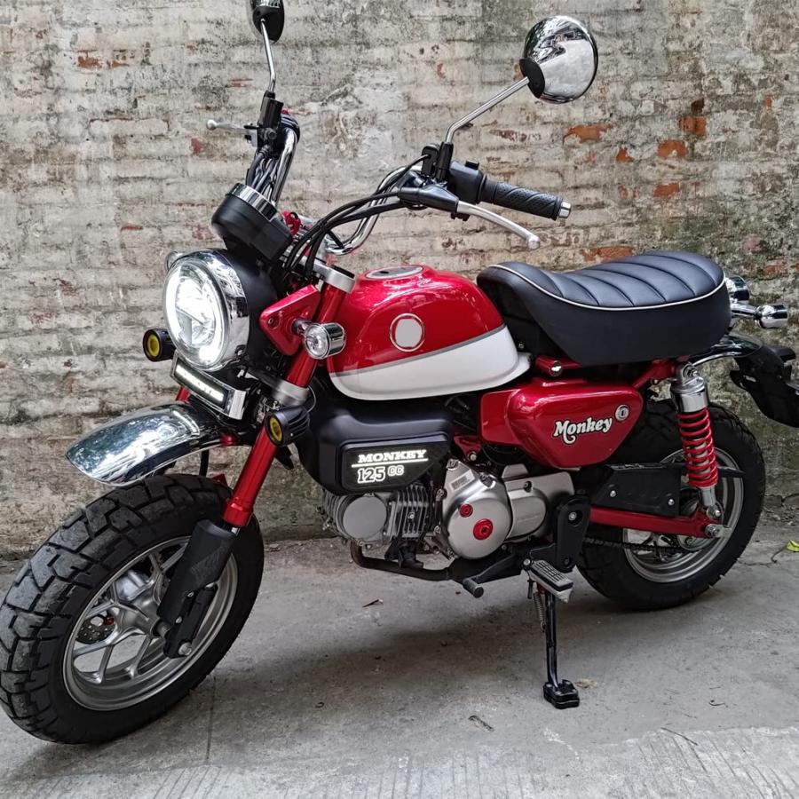 MONKEY 125CC エアクリーナー カバーLEDライト 対応車種 ホンダ モンキー 125 Monkey 125 JB02 JB03 JB05_1