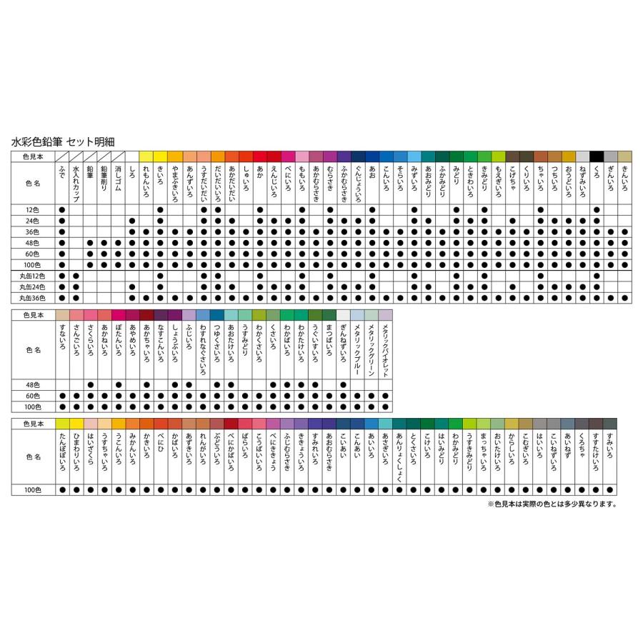 ファーバーカステル 水彩 色鉛筆 平缶 100色セット TFC-WCP/100C_4