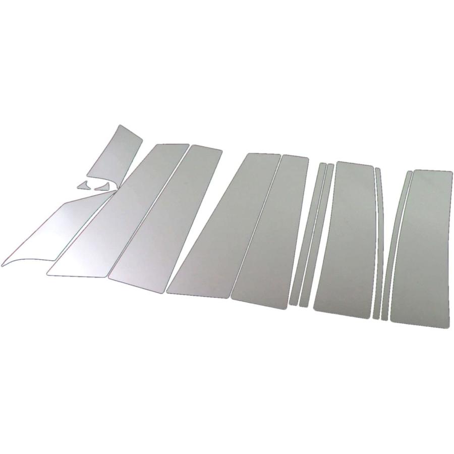 BRIGHTZ アイシス 10 11 15 超鏡面ステンレスメッキピラーパネル バイザー無用 14PC 【 PIL−SIL−059 】 ZGM10Gの画像