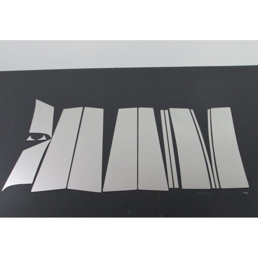 BRIGHTZ アイシス 10 11 15 超鏡面ステンレスメッキピラーパネル バイザー無用 14PC 【 PIL−SIL−059 】 ZGM10Gの画像