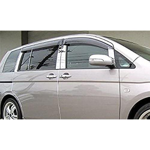 BRIGHTZ アイシス 10 11 15 超鏡面ステンレスメッキピラーパネル バイザー無用 14PC 【 PIL−SIL−059 】 ZGM10Gの画像