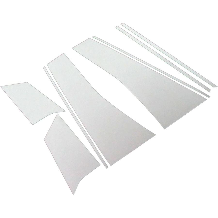 BRIGHTZ ウィッシュ 10 11 14 超鏡面ステンレスメッキピラーパネル バイザー無用 8PC 【 PIL−SIL−111 】 ANE10Gの画像