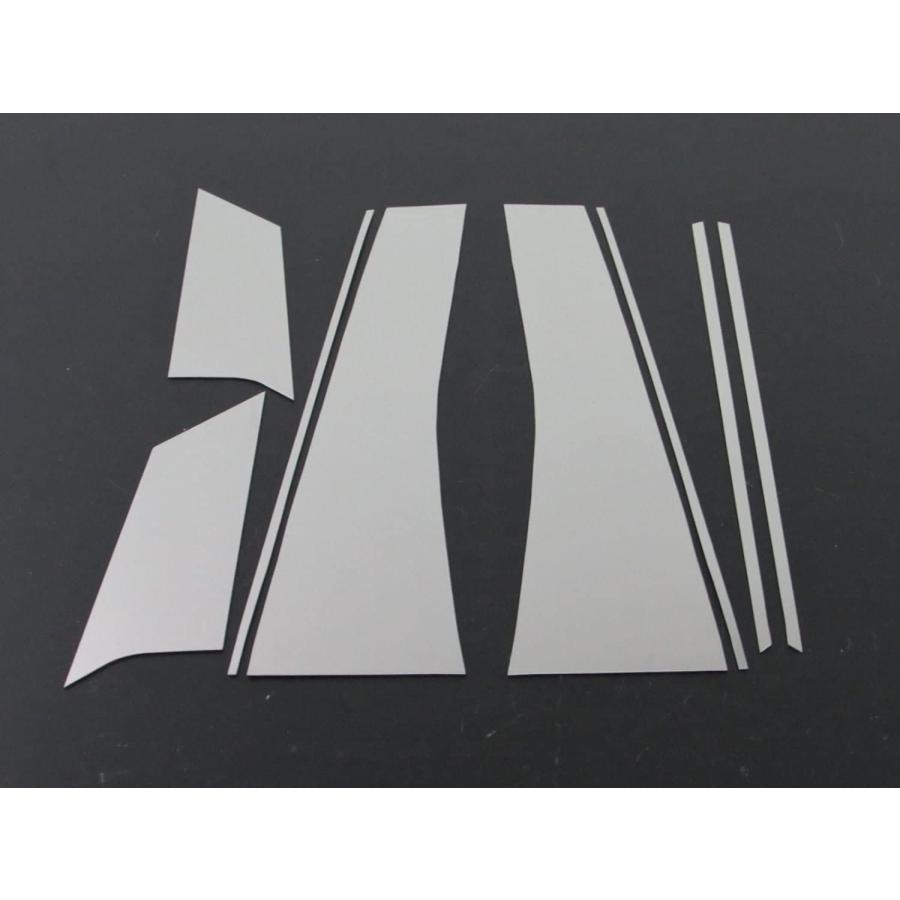 BRIGHTZ ウィッシュ 10 11 14 超鏡面ステンレスメッキピラーパネル バイザー無用 8PC 【 PIL−SIL−111 】 ANE10Gの画像