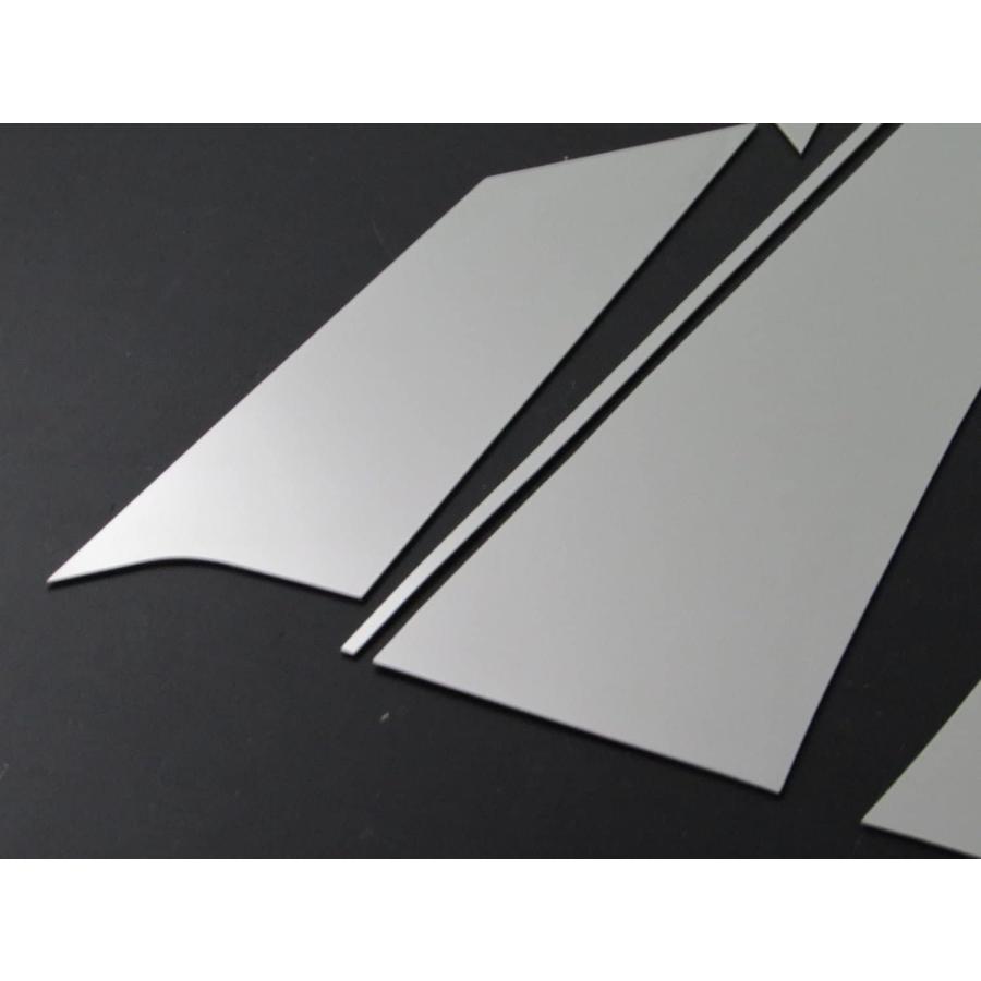 BRIGHTZ ウィッシュ 10 11 14 超鏡面ステンレスメッキピラーパネル バイザー無用 8PC 【 PIL−SIL−111 】 ANE10Gの画像