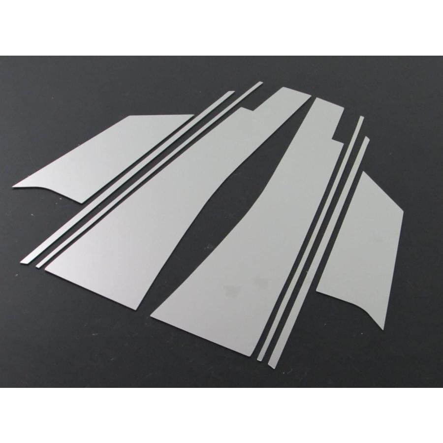 BRIGHTZ ウィッシュ 10 11 14 超鏡面ステンレスメッキピラーパネル バイザー有用 8PC 【 PIL−SIL−112 】 ANE10Gの画像