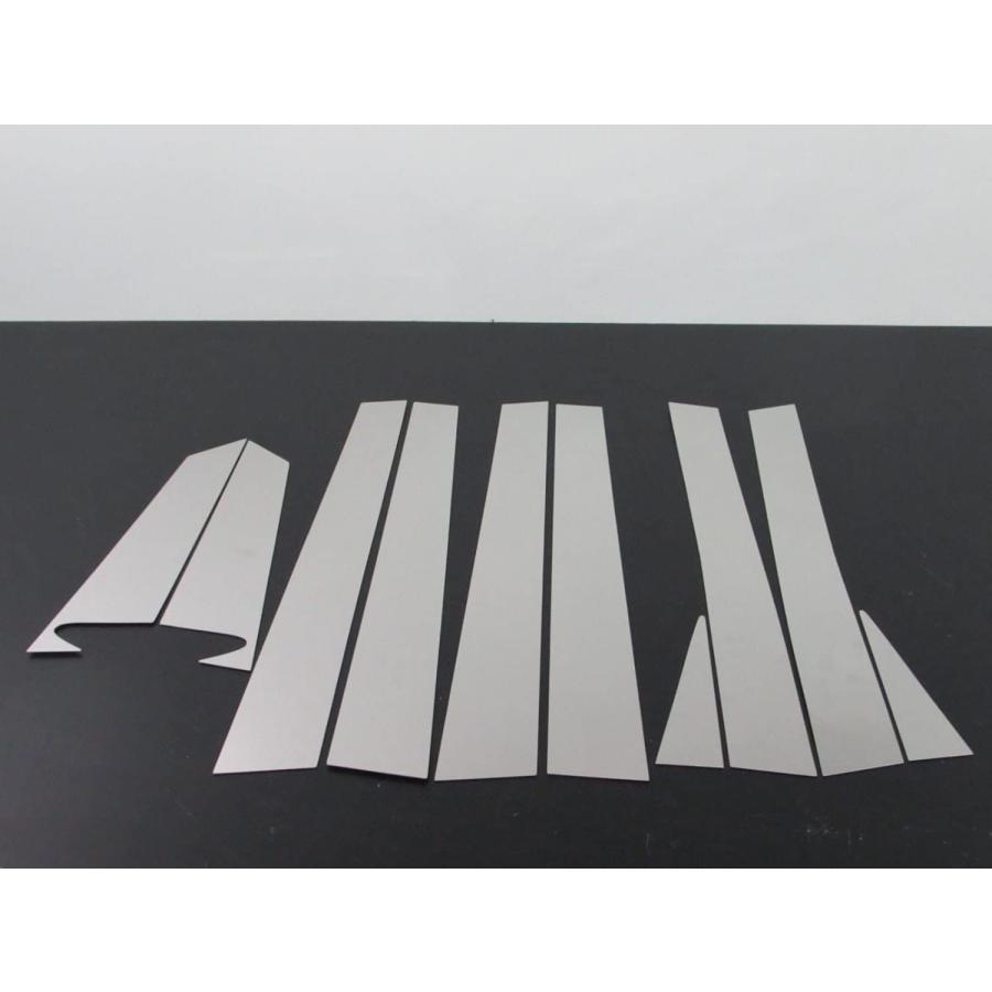 BRIGHTZ エスティマハイブリッド AHR10 超鏡面ステンレスメッキピラーパネル バイザー無用 10PC 【 PIL−SIL−127 】 AHRの画像