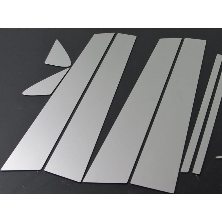 BRIGHTZ GS450h GS250 GS350 GRL10 GRL11 GRL15 GWL10 超鏡面ステンレスメッキピラーパネル バイザー無用の画像