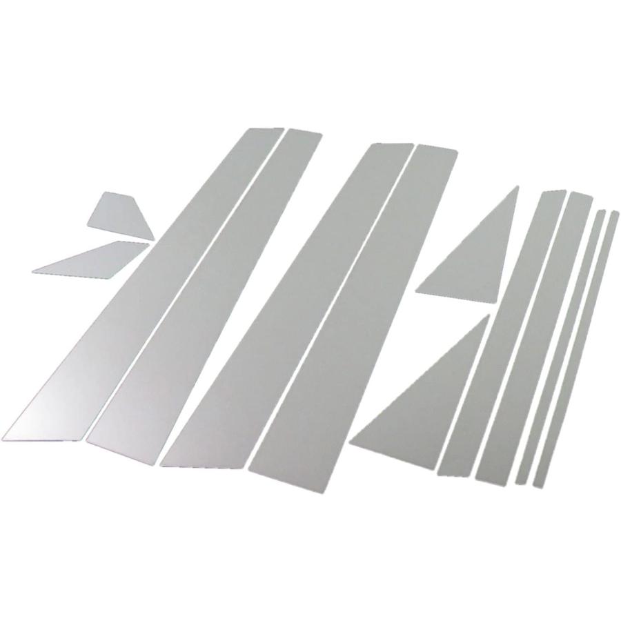 BRIGHTZ オーパ 10 15 超鏡面ステンレスメッキピラーパネル バイザー無用 12PC 【 PIL−SIL−156 】 ZCT10 ZCT15の画像