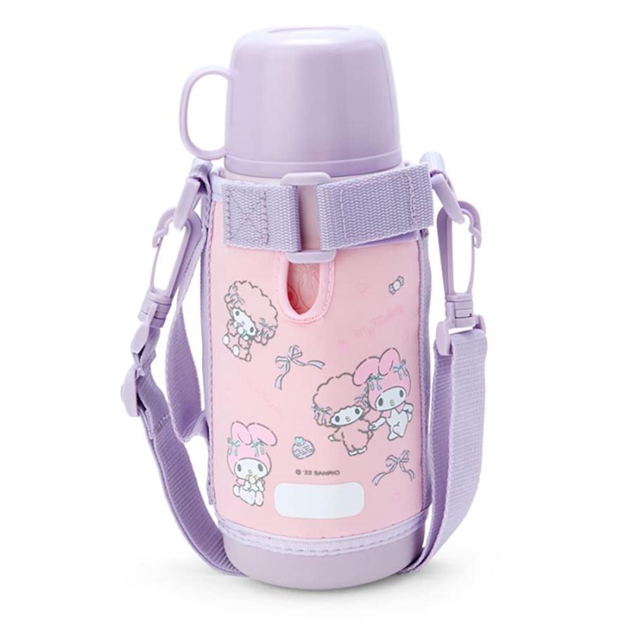サンリオ(SANRIO) お子さん用 吸い筒 約620ml(水呑み・中せん当てはめる時) 約670ml(鳥打ち帽社会的単位当てはめる時) 車寄せ付き添い人2WAYステンレスボト