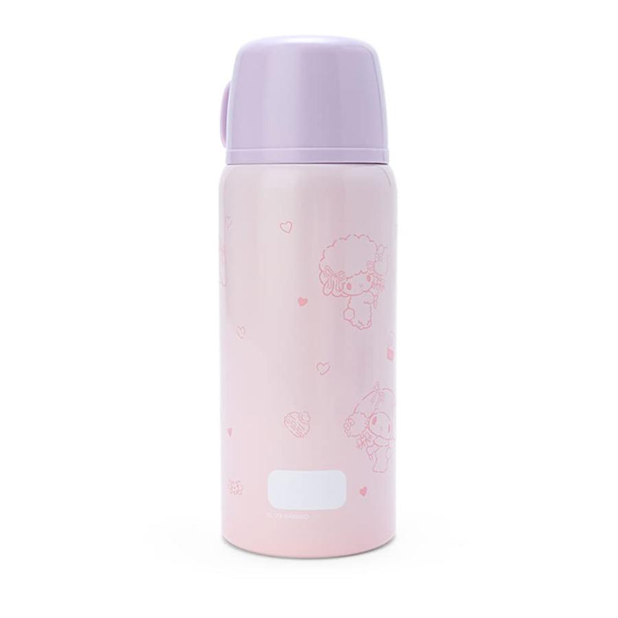 サンリオ(SANRIO) お子さん用 吸い筒 約620ml(水呑み・中せん当てはめる時) 約670ml(鳥打ち帽社会的単位当てはめる時) 車寄せ付き添い人2WAYステンレスボト