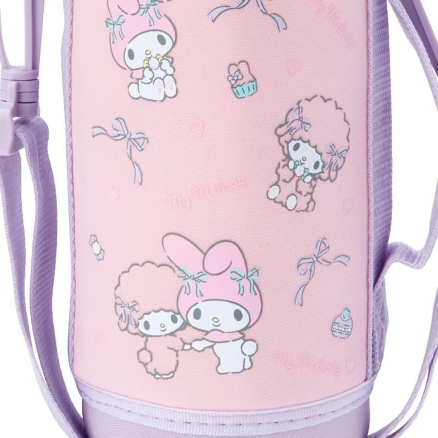 サンリオ(SANRIO) お子さん用 吸い筒 約620ml(水呑み・中せん当てはめる時) 約670ml(鳥打ち帽社会的単位当てはめる時) 車寄せ付き添い人2WAYステンレスボト