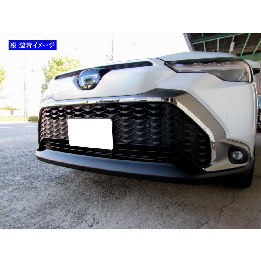 BRIGHTZ カローラクロス 10 11 15 前期 超鏡面ステンレスメッキフロントバンパーカバー 5PC 【 GRI−COV−M−078 】 ZSの画像