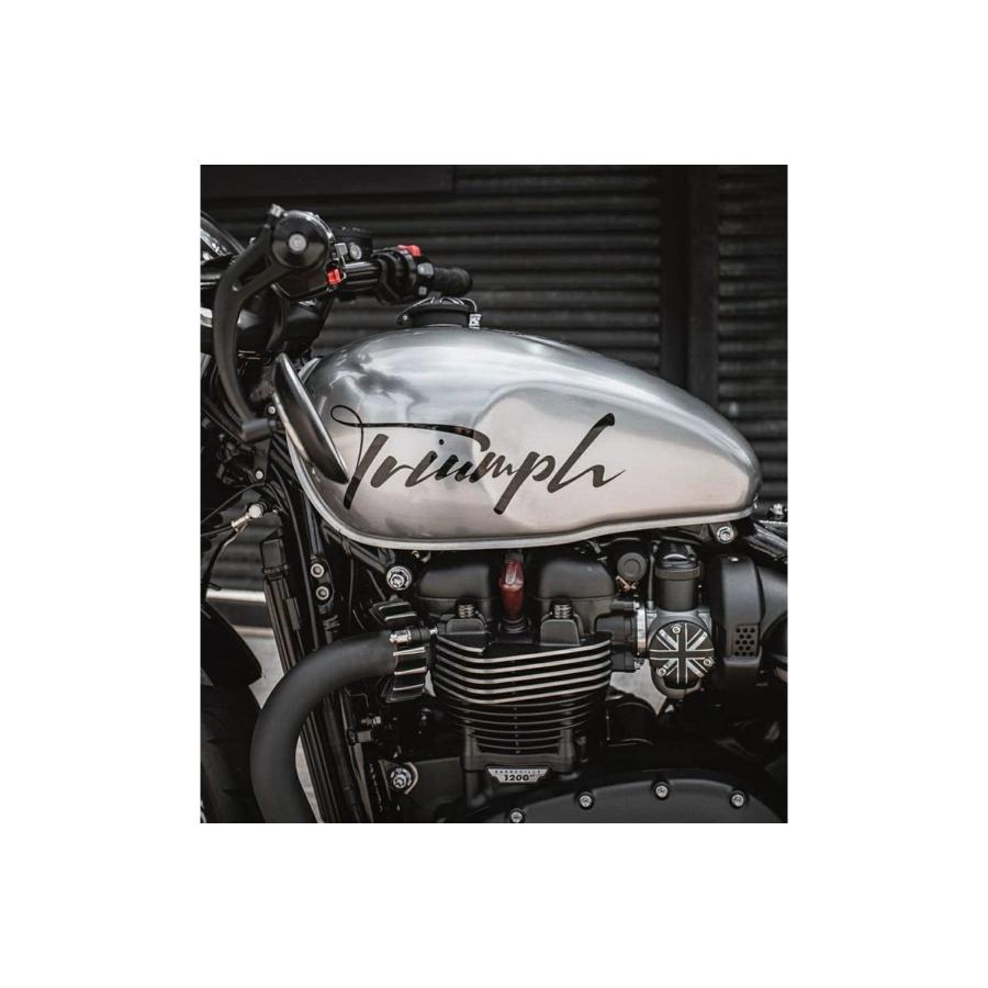 モートーン(Motone) スロットルボディカバー ボンネビル T120 スラクストン/R/RS ボバー アルミダイキャスト ユニオンジャック ブラッの画像
