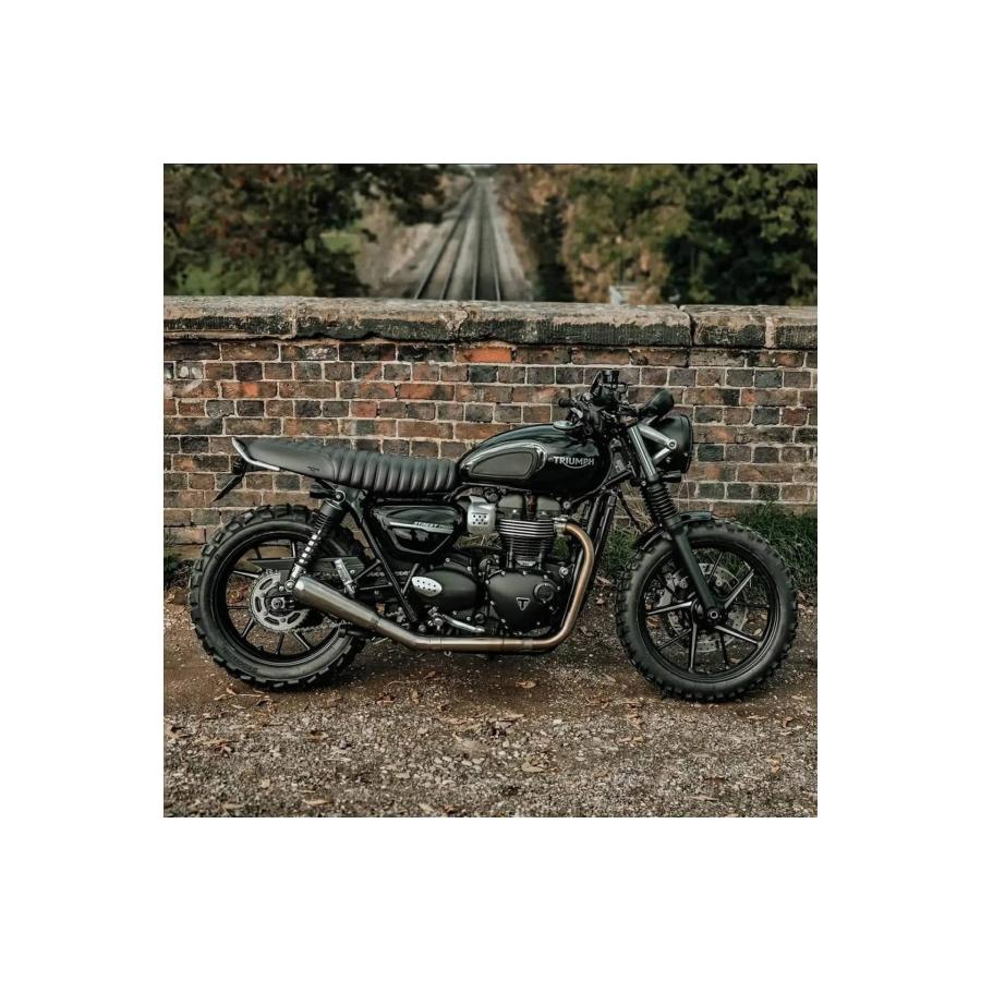 モートーン(Motone) グラブバー LOVE HANDLE ポリッシュ T100/T120 SpeedTwin900 Scrambler900 Mの画像