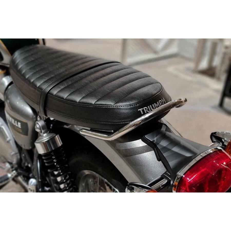 モートーン(Motone) グラブバー LOVE HANDLE ポリッシュ T100/T120 SpeedTwin900 Scrambler900 Mの画像