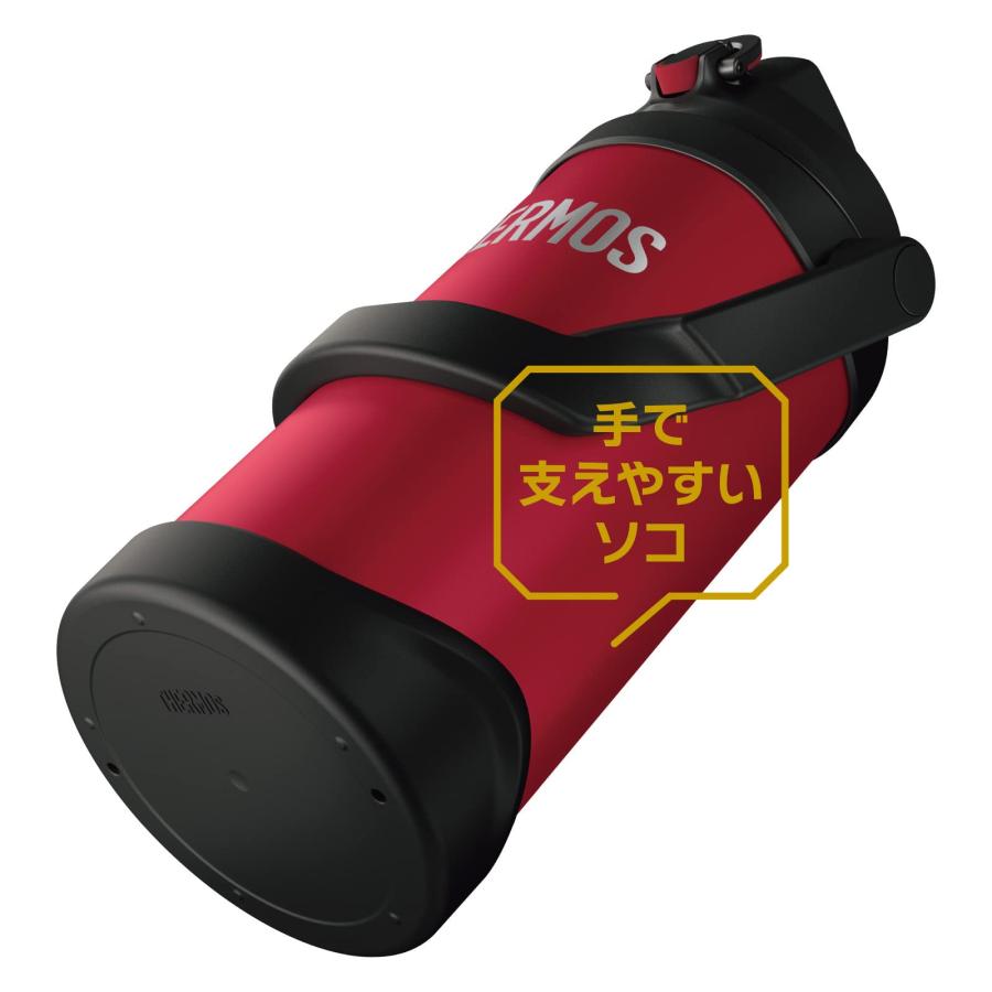 サーモス 吸い筒 無意味さ断熱スポーツジャグ 3L 赤いこと FJQ-3000 R