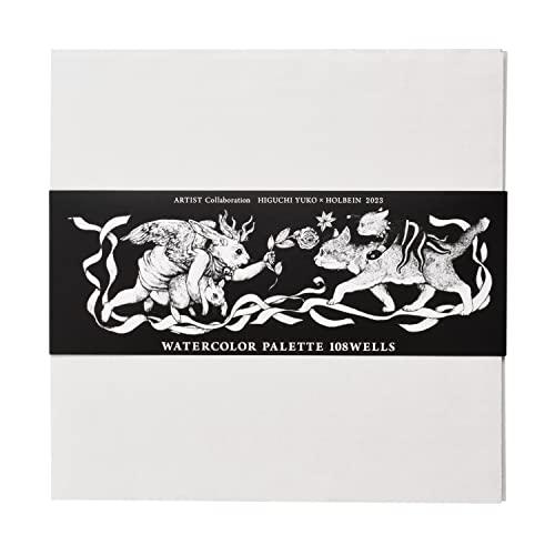 HOLBEIN ヒグチユウコ×ホルベイン 2023 コラボアイテム 絵具皿 108色仕切 眼花(メバナ)(474477)の画像