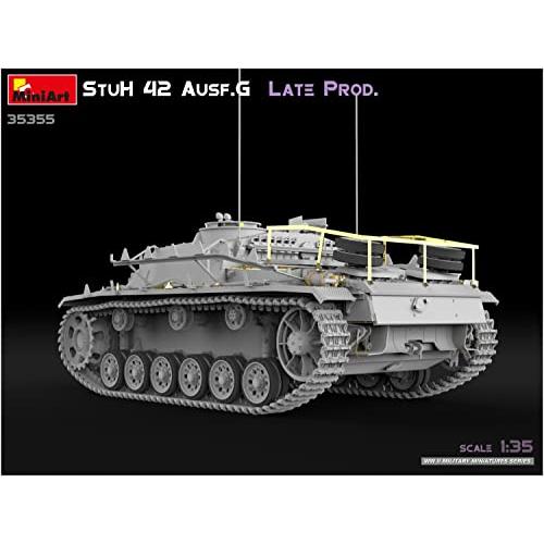 ミニアート 1/35 ドイツ軍 10.5cm 突撃榴弾砲42 G型 後期生産型 プラモデル MA35355の画像
