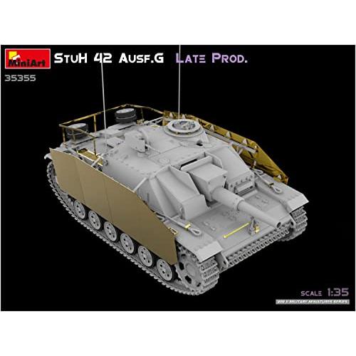 ミニアート 1/35 ドイツ軍 10.5cm 突撃榴弾砲42 G型 後期生産型 プラモデル MA35355の画像