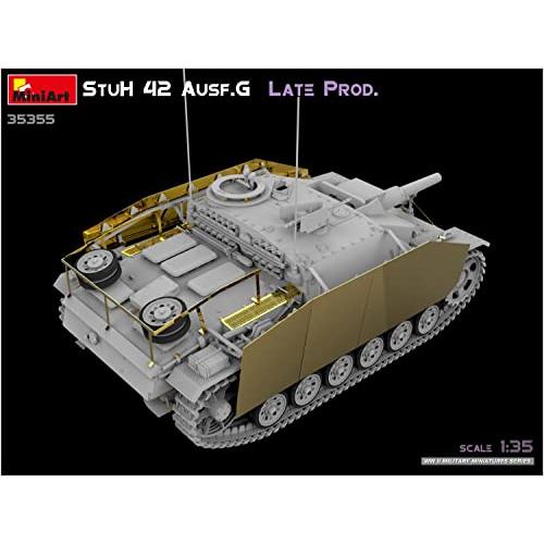 ミニアート 1/35 ドイツ軍 10.5cm 突撃榴弾砲42 G型 後期生産型 プラモデル MA35355の画像