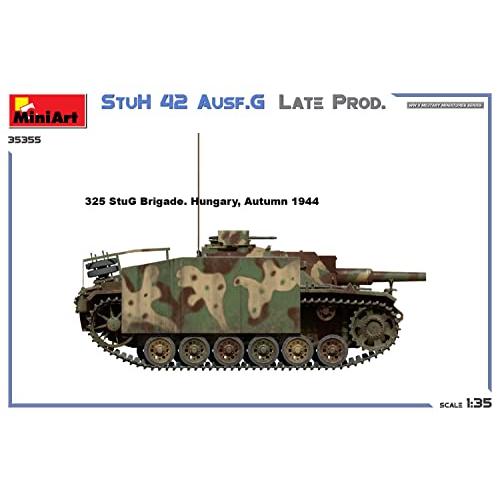 ミニアート 1/35 ドイツ軍 10.5cm 突撃榴弾砲42 G型 後期生産型 プラモデル MA35355の画像