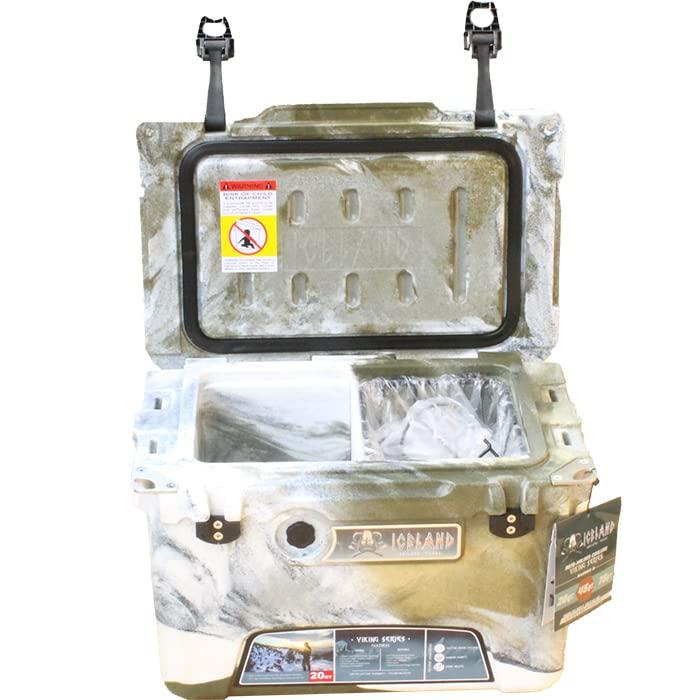 ICELAND COOLERS アイスランドクーラー バイキングシリーズ クーラーボックス 20QT(18.9L) (デザートカモ)の画像