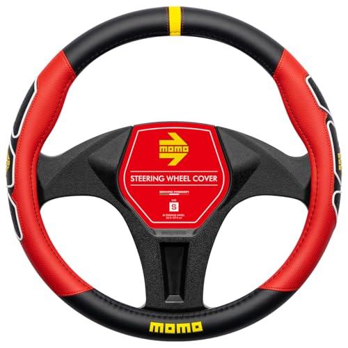 MOMO モモ FUN ファン ハンドルカバー ステアリングカバー ITALY イタリア ミラノ Sサイズ レッド