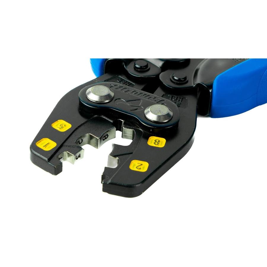 ツノダ(TSUNODA) 絶縁被覆付閉端接続子用圧着工具 CE1/CE2/CE5/CE8 TPH-8 日本製の画像