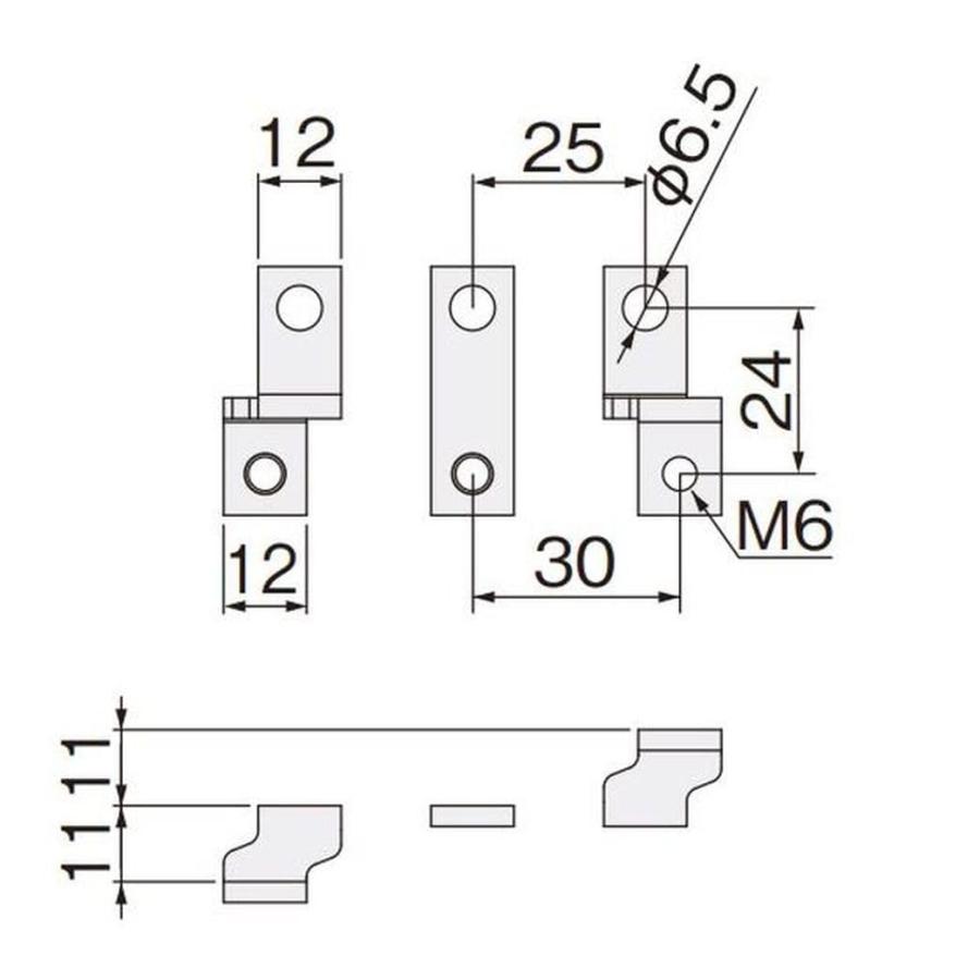 日東工業(NiTO) 主幹リードバー 右出線用 経済形50AF.60AF用 R.S.T各5本入 BP35-SD6RJW