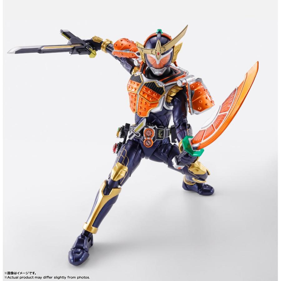 TAMASHII NATIONS S.H.フィギュアーツ (真骨彫製法) 仮面ライダー鎧武 オレンジアームズ 約145mm PVC\u0026ABS製 塗装済みの画像
